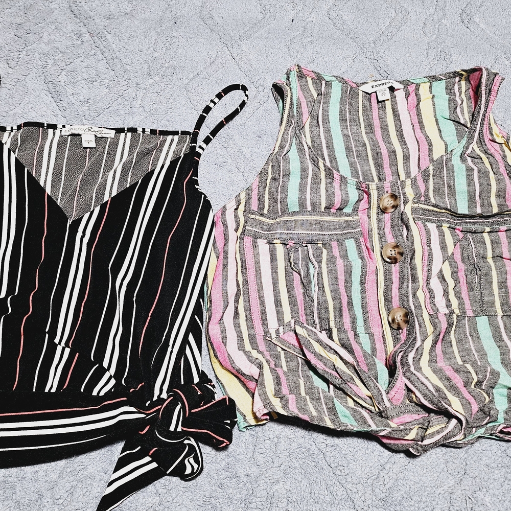 Striped Women's Tops Set Of 2